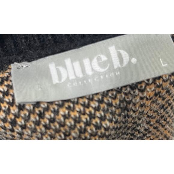 Blue B Womens Sweater Forever Western Cowboy Cactus Rodeo Black Pullover Sz L - Picture 8 of 9